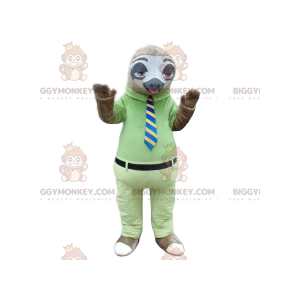 Disfraz de mascota Flash BIGGYMONKEY™ de Zootopia -