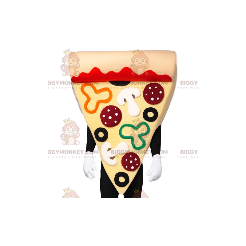 Kostým BIGGYMONKEY™ Gourmet Pizza Chorizo, houba a smetana –