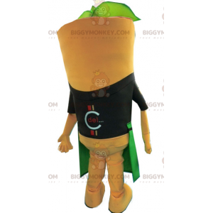 Στολή μασκότ Giant Carrot BIGGYMONKEY™ με ποδιά -
