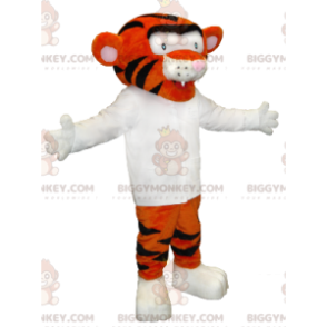 Costume da mascotte BIGGYMONKEY™ tigre arancione e nera con