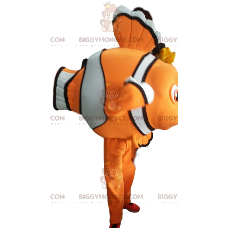 BIGGYMONKEY™ maskotdräkt av Nemo, den ömma och vänliga