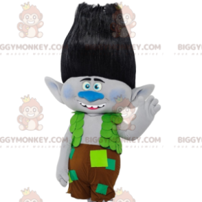 Leprechaun BIGGYMONKEY™ mascot costume with beautiful hair and