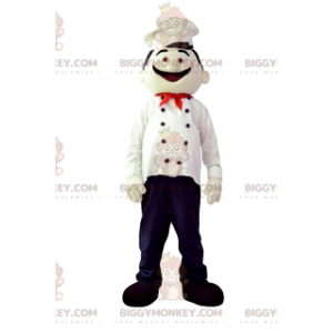 BIGGYMONKEY™ Chef Mascot Costume with White Toque –