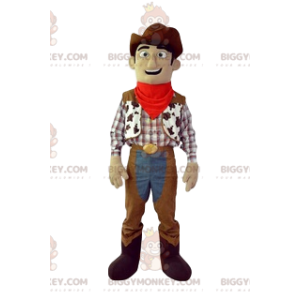 Costume da mascotte da cowboy BIGGYMONKEY™ con il suo cappello