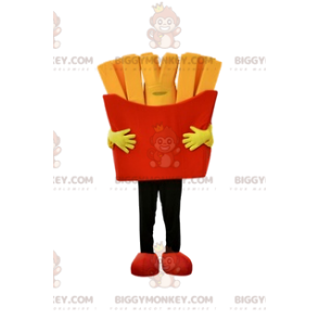 BIGGYMONKEY™ Big Red Fries Bakke Mascot-kostume -