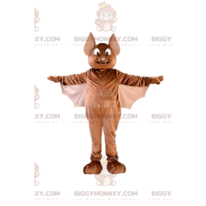 Traje de mascote marrom bonito e cativante BIGGYMONKEY™ –