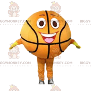 Super lachend en grappig basketbal BIGGYMONKEY™ mascottekostuum