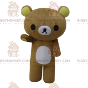 Costume de mascotte BIGGYMONKEY™ de petit ourson beige mignon