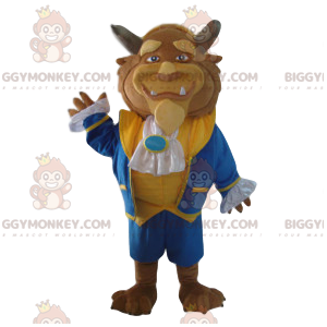 Traje de mascote do Príncipe Fera BIGGYMONKEY™ de A Bela e a