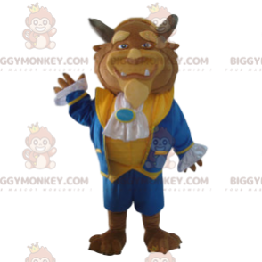 Costume de mascotte BIGGYMONKEY™ de La Bête, le prince de La