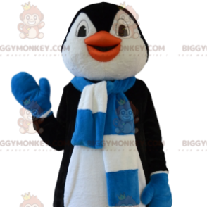 Costume de mascotte BIGGYMONKEY™ de pingouin rigolo avec son