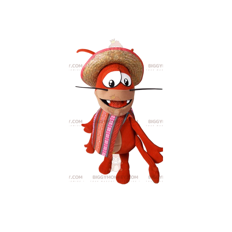 Costume de mascotte BIGGYMONKEY™ de homard avec son chapeau de