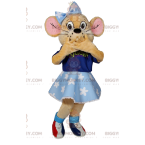 Costume de mascotte BIGGYMONKEY™ de petite souris avec son tutu