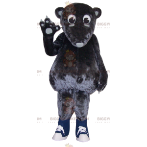 Affettuoso costume da mascotte marsupiale grigio BIGGYMONKEY™ -