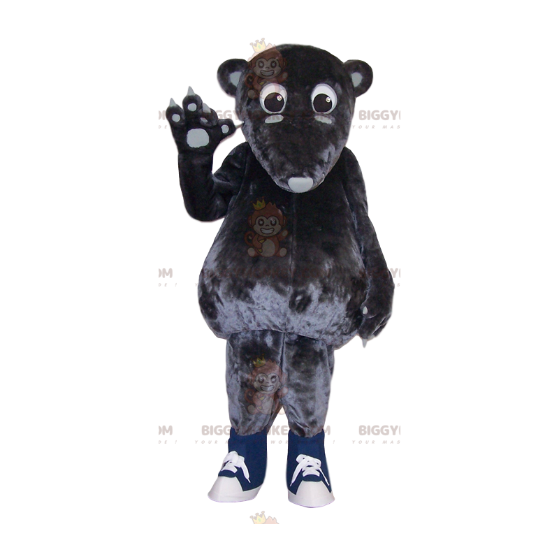 Affettuoso costume da mascotte marsupiale grigio BIGGYMONKEY™ -