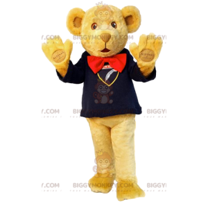 Teddybeer BIGGYMONKEY™ mascottekostuum met zijn prachtige