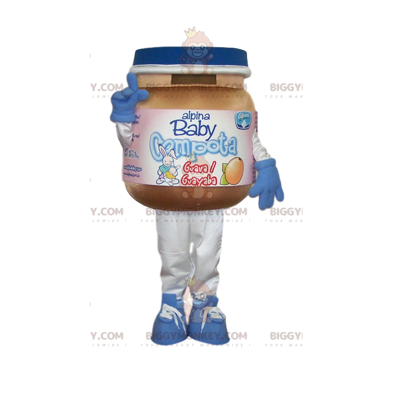 Traje de mascote de pote de compota para bebê BIGGYMONKEY™ –