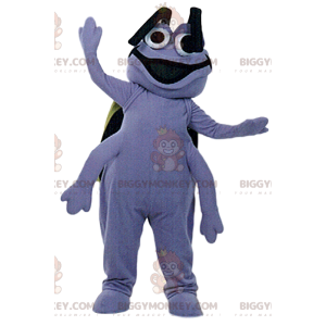 Disfraz de mascota de BIGGYMONKEY™ de cucaracha morada gigante