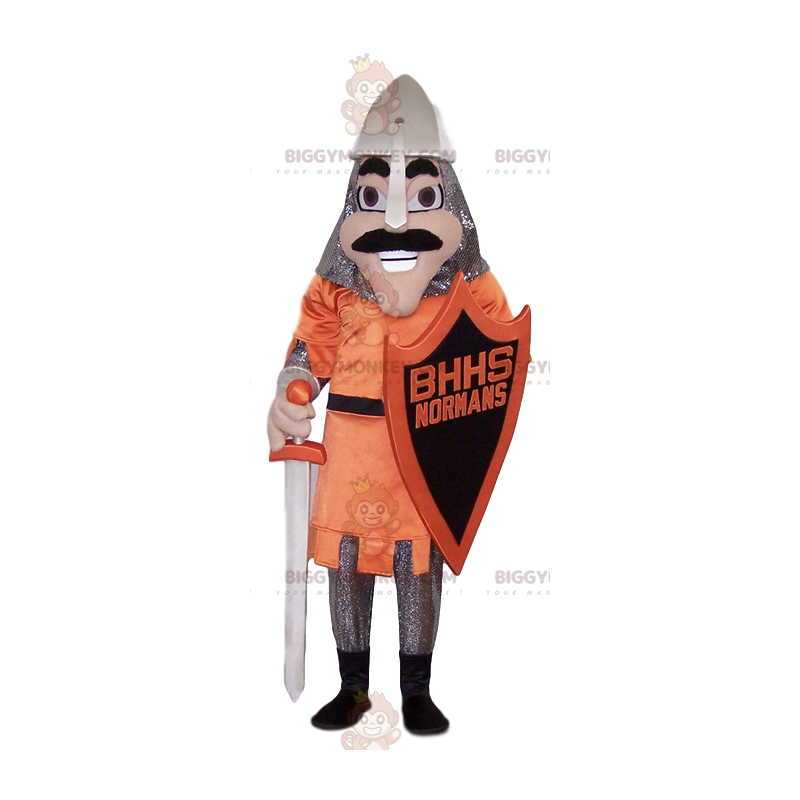 Costume da mascotte Grand Knight BIGGYMONKEY™ con scudo e spada
