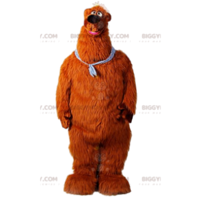 Giant Brown Bear BIGGYMONKEY™ Mascot Costume with Bandana