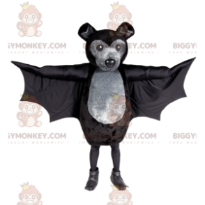 Disfraz de mascota Murciélago gris y negro BIGGYMONKEY™ -