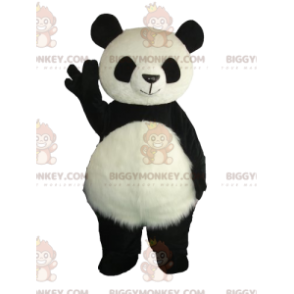 Disfraz de mascota panda gigante feliz BIGGYMONKEY™ -