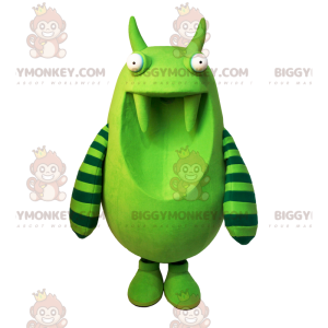 Disfraz de mascota BIGGYMONKEY™ Monstruo verde gigante con