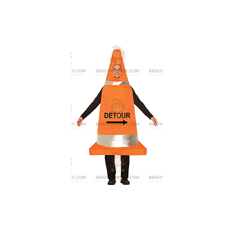 Traffic Cone Man BIGGYMONKEY™ Mascot Costume - Biggymonkey.com