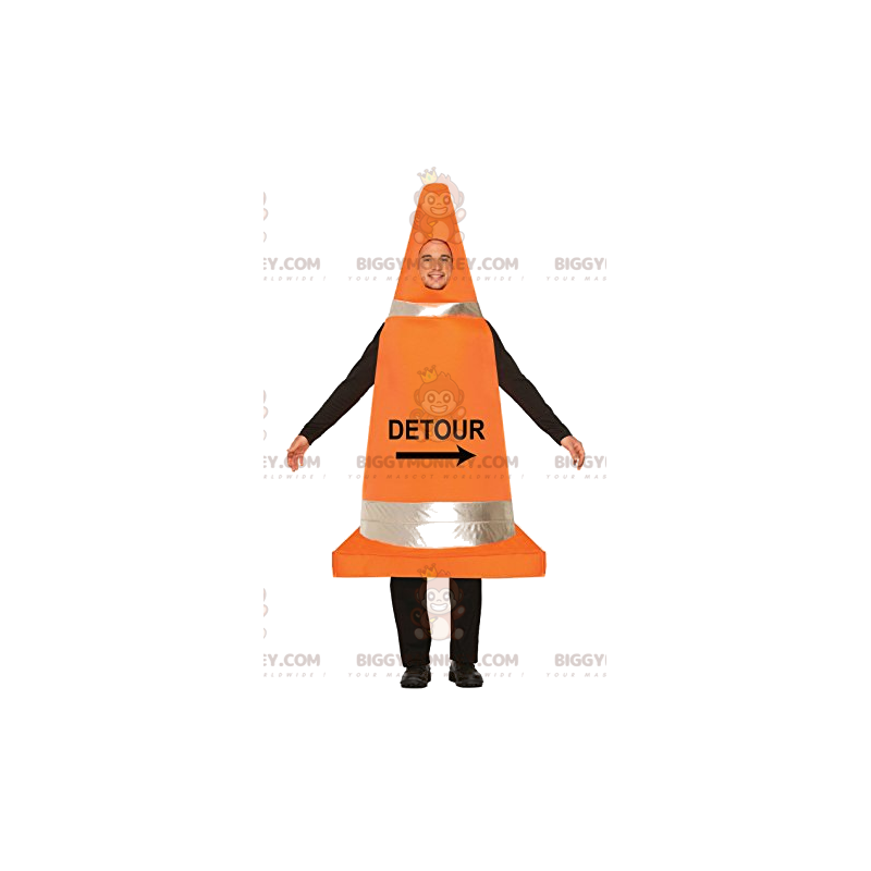 Traffic Cone Man BIGGYMONKEY™ Maskotdräkt - BiggyMonkey maskot