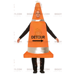 Traffic Cone Man BIGGYMONKEY™ Maskotdräkt - BiggyMonkey maskot