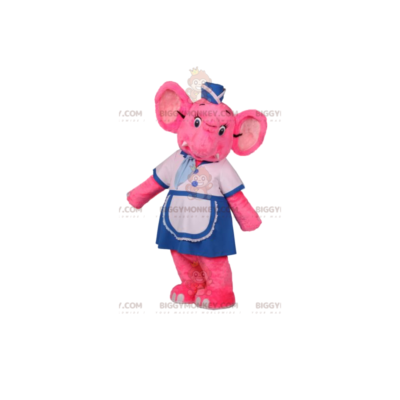 Traje de mascota BIGGYMONKEY™ Traje de camarera de elefante