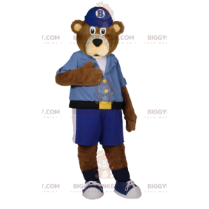 Disfraz de mascota BIGGYMONKEY™ de oso pardo con pantalones