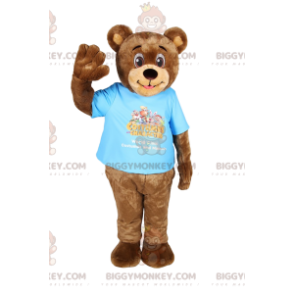 BIGGYMONKEY™ Costume da mascotte Cucciolo di orso bruno