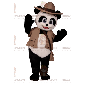 Costume de mascotte BIGGYMONKEY™ de Panda avec sa tenue