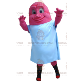 Costume de mascotte BIGGYMONKEY™ de bonhomme rose de monstre