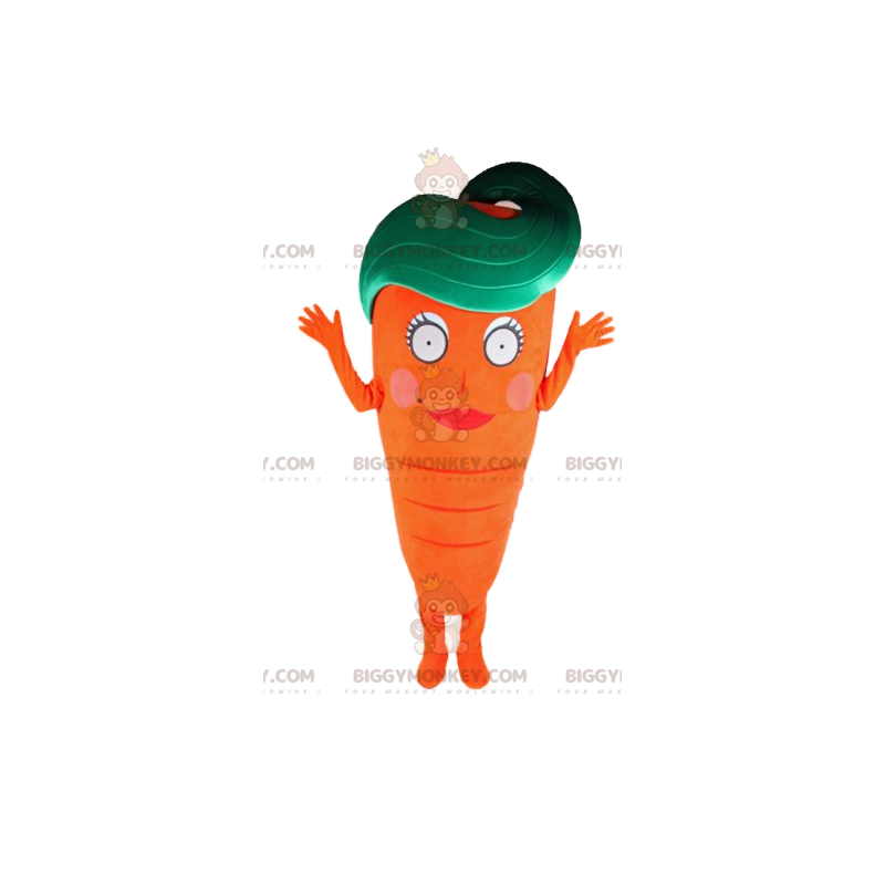 Flirterig en eigenzinnig wortel BIGGYMONKEY™ mascottekostuum -