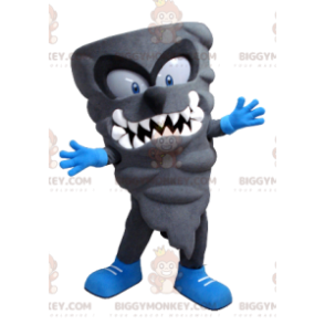 Fantasia de mascote BIGGYMONKEY™ Cinza Monstro Cinzento