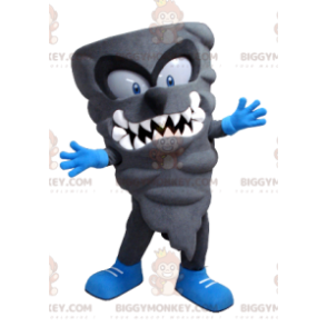 Kostým maskota Grey Monster Grey Swirl Lightning BIGGYMONKEY™ –