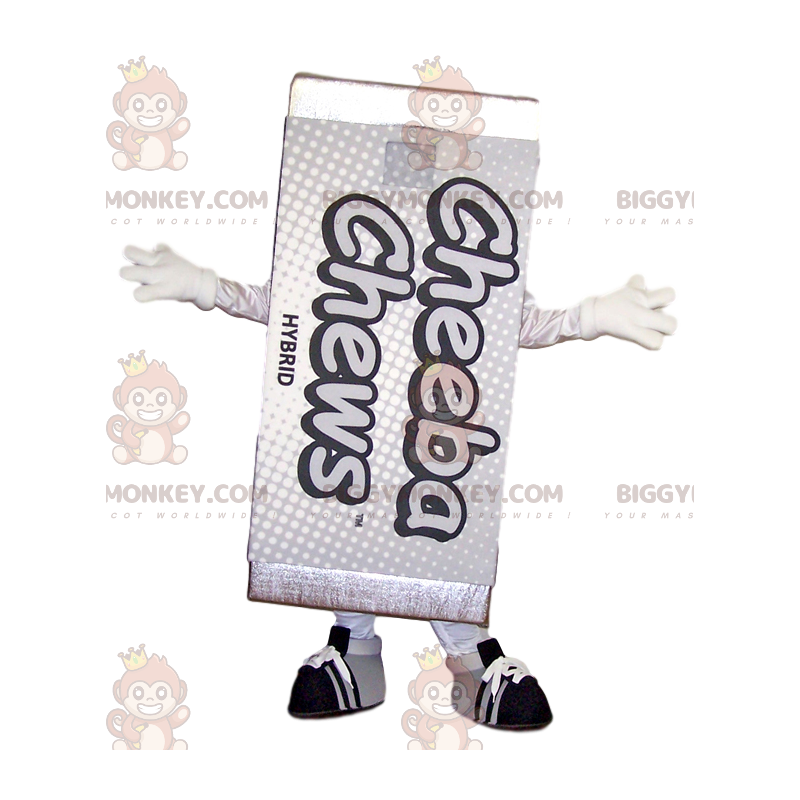 Mascottekostuum BIGGYMONKEY™ kauwgom of chocoladereep -