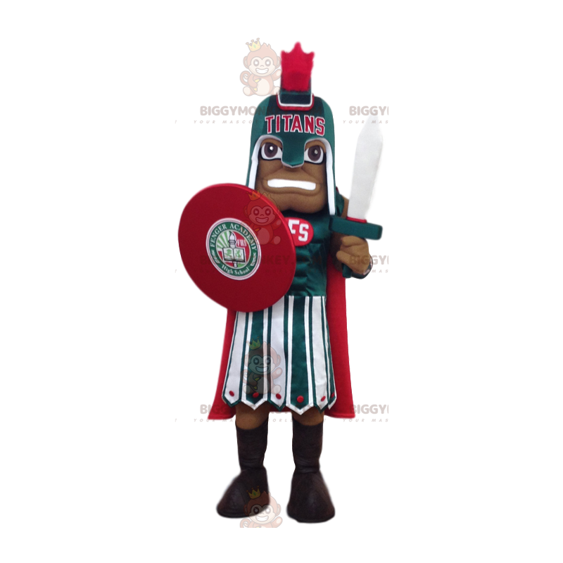 Kostium maskotki rzymskiego żołnierza BIGGYMONKEY™ w oficjalnej