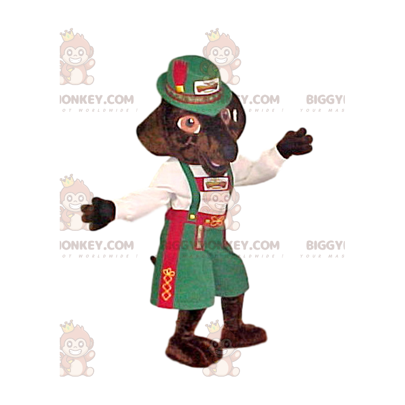 Costume de mascotte BIGGYMONKEY™ de renard en tenue