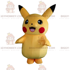 BIGGYMONKEY™ mascot costume of Pikachu, the famous Pokemon