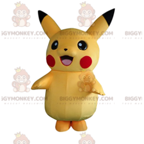 BIGGYMONKEY™ maskotdräkt av Pikachu, den berömda