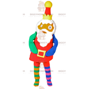 Colorful and original Santa BIGGYMONKEY™ mascot costume -