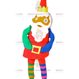 Colorful and original Santa BIGGYMONKEY™ mascot costume