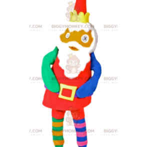 Färgglad och originell Santa BIGGYMONKEY™ maskotdräkt -
