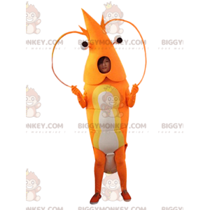 BIGGYMONKEY™ Costume da mascotte Aragosta gigante e grandi