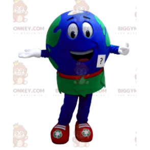 Costume da mascotte della mappa del mondo gigante BIGGYMONKEY™