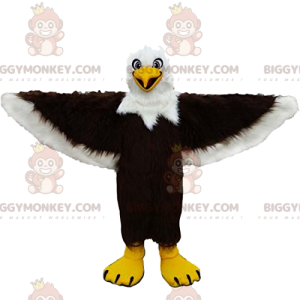Kostium maskotki majestatycznego złotego orła BIGGYMONKEY™ -