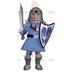 Traje de mascote do Cavaleiro do Medo BIGGYMONKEY™ com armadura